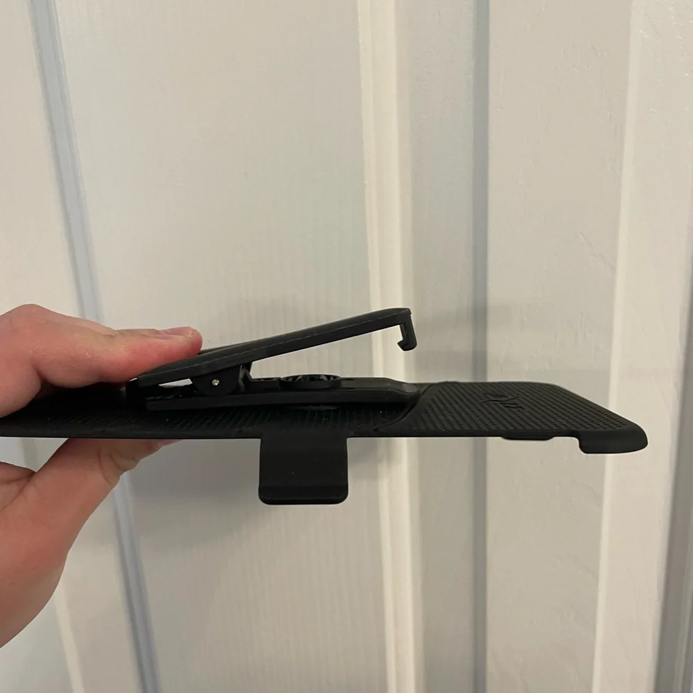 Black IPhone Belt Attachment Case